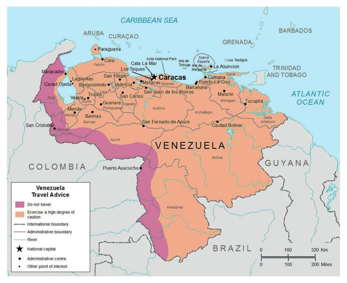 venezuela en el mapa