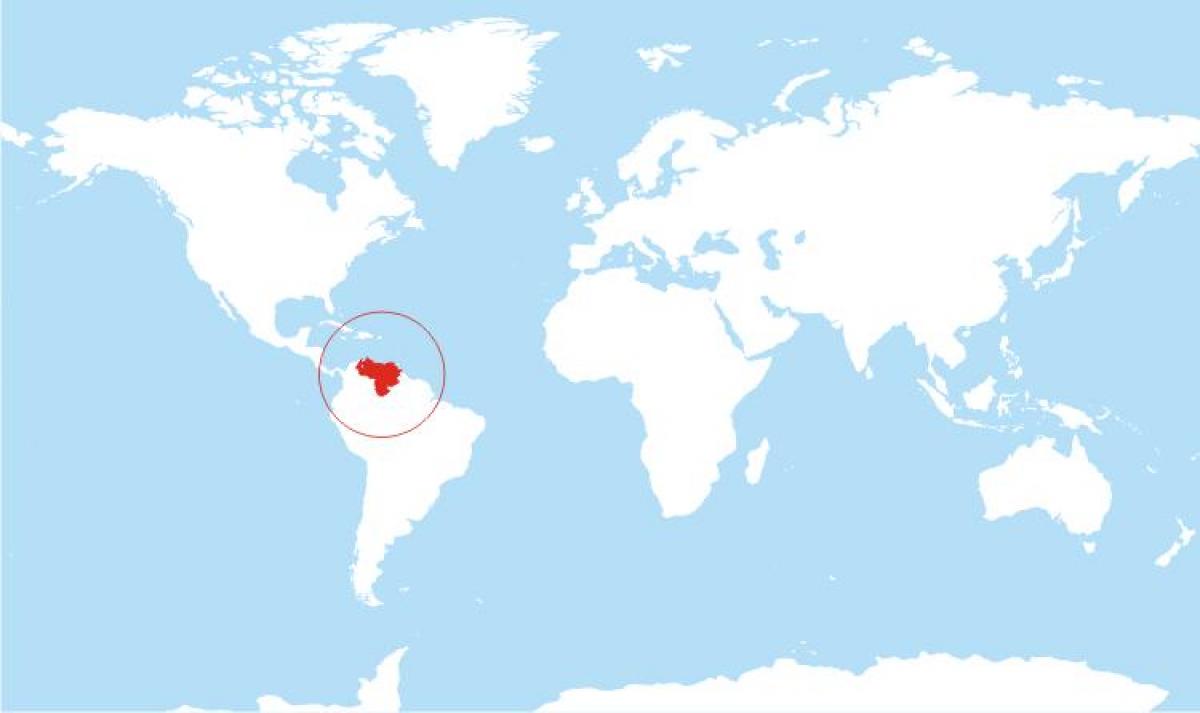 mapa de venezuela ubicación en el mundo