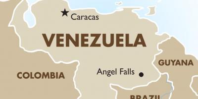 Venezuela capital mapa