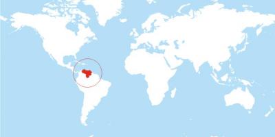 Mapa de venezuela ubicación en el mundo